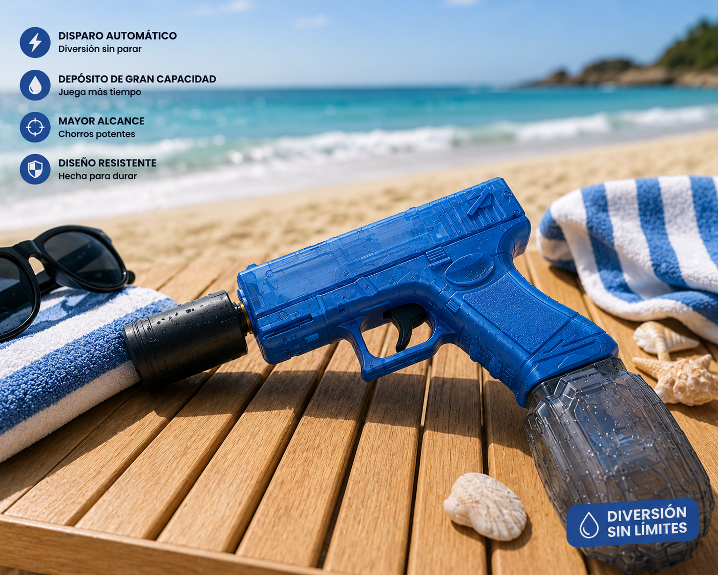 Pistola de Agua Eléctrica Automática